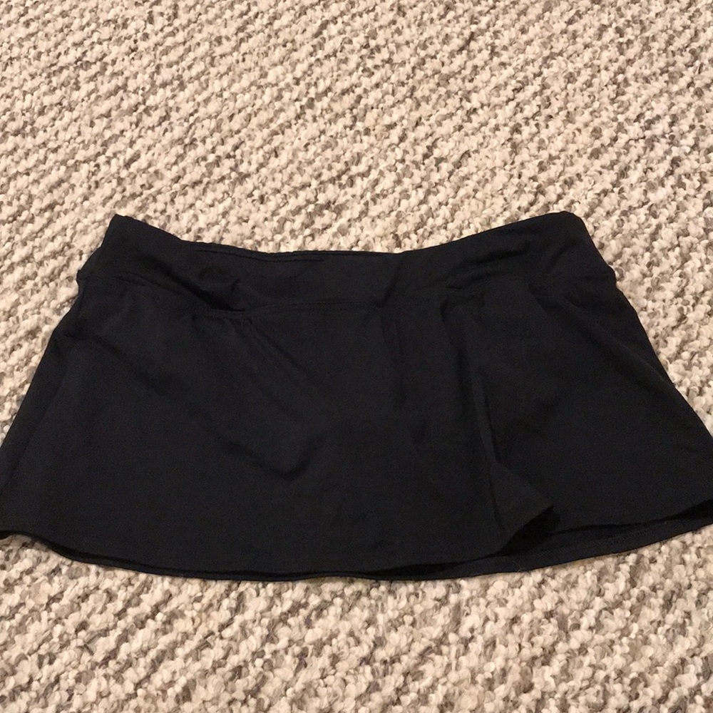 Black lands end swim skirt!